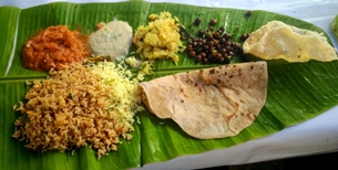 South Indian meal at Talakadu